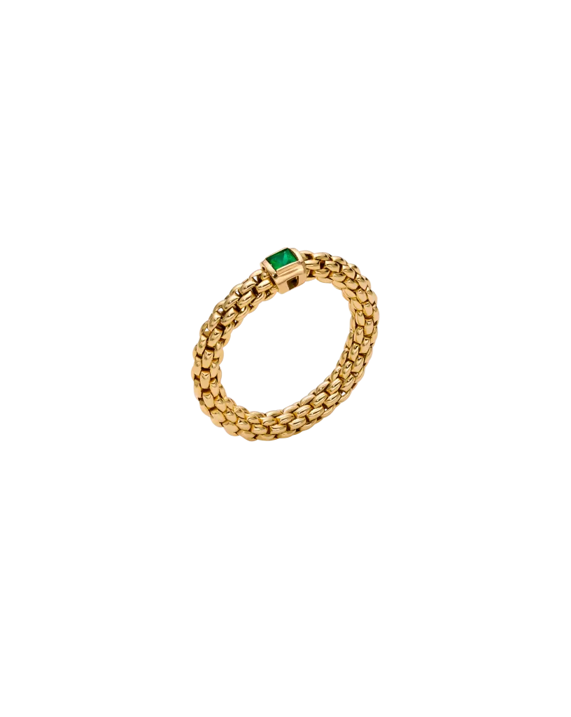 Fope Souls Flex it Gelbgold Ring mit Smaragd 09E08AX_B6_G_XGX bei Juwelier Hungeling