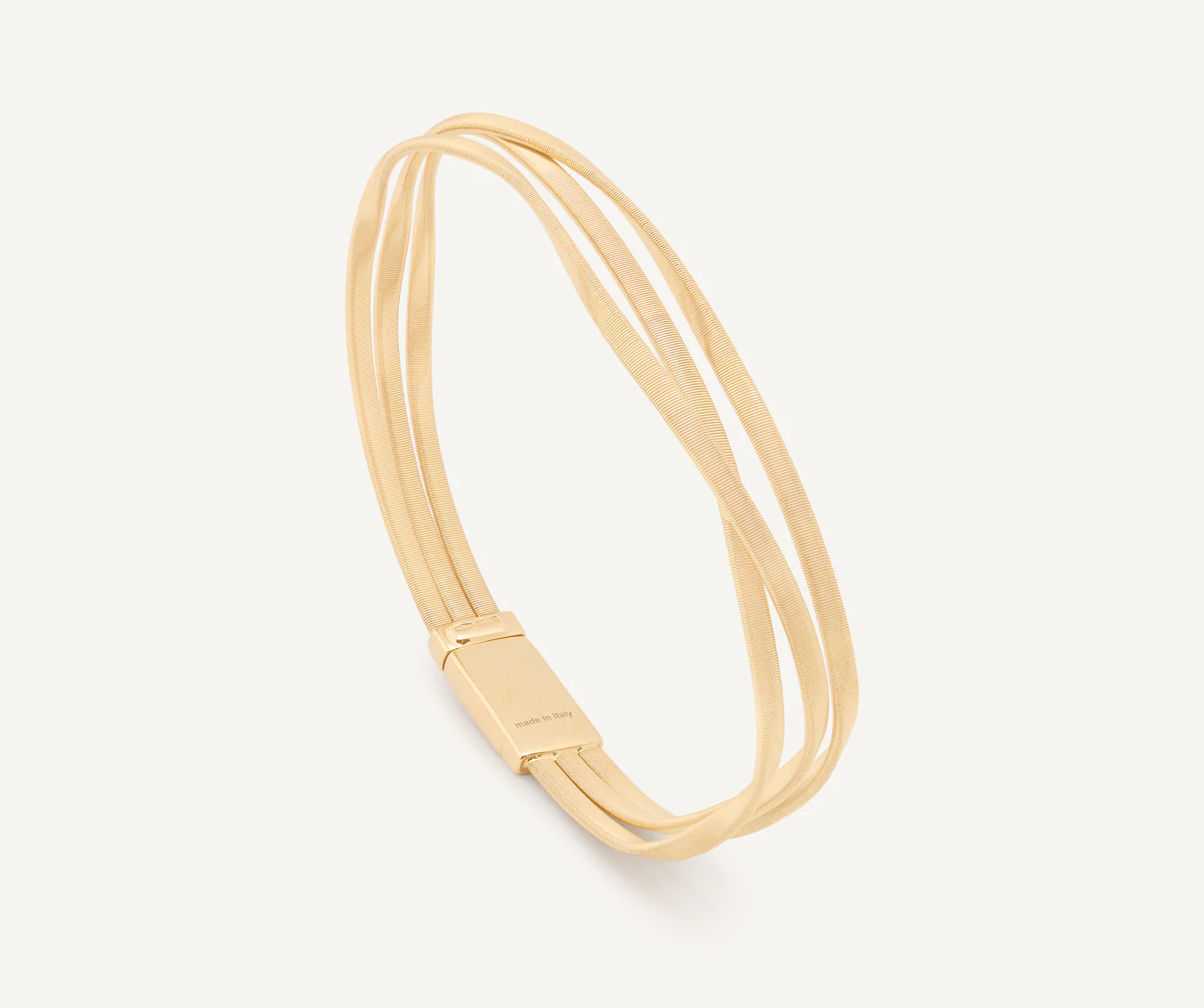 Marrakech Dreireihiges Armband aus Gelbgold BG848__Y_01