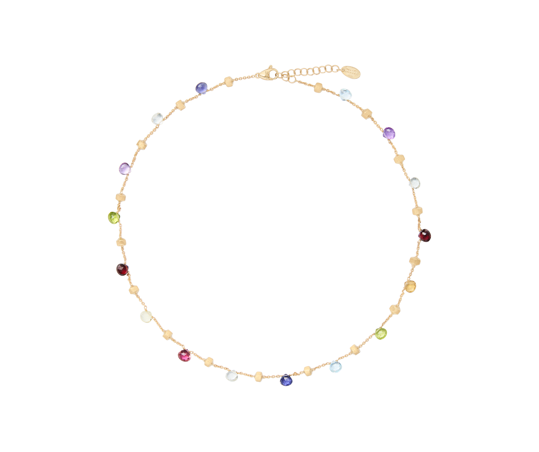 Paradise Halskette aus Gold mit bunten Edelsteinen CB765-E_MIX01_Y_02 bei Juwelier Hungeling