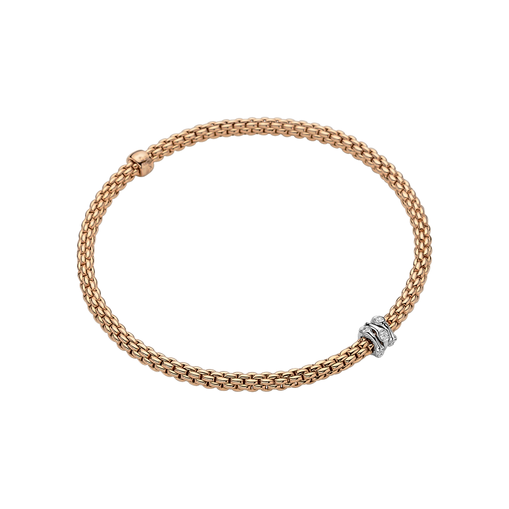Fope Prima Flex'it Rosegold Armband 743B BBR bei Juwelier Hungeling