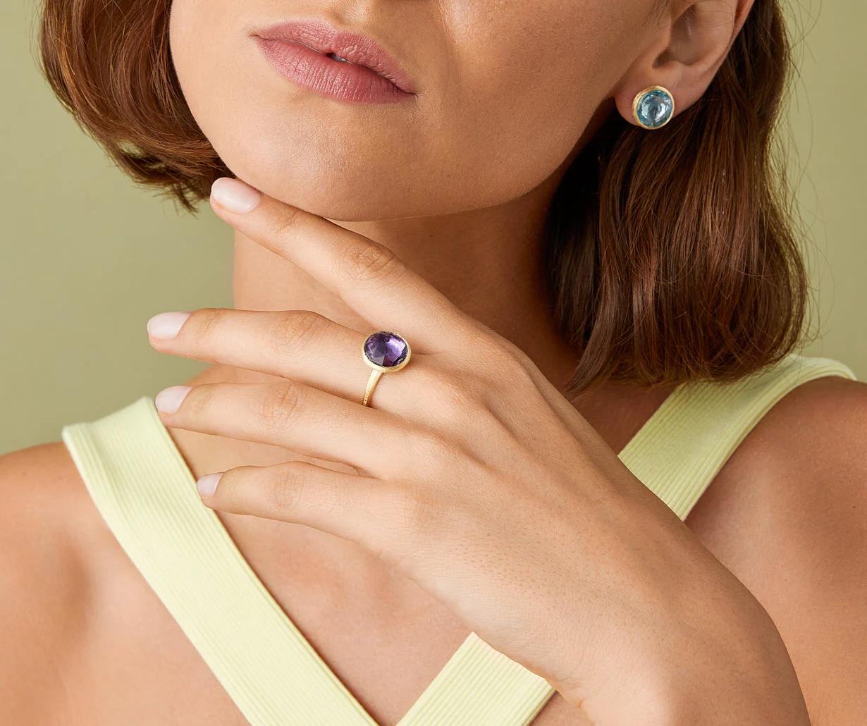 Jaipur Colour Ring aus Gold mit Amethyst AB586_AT01_Y_02