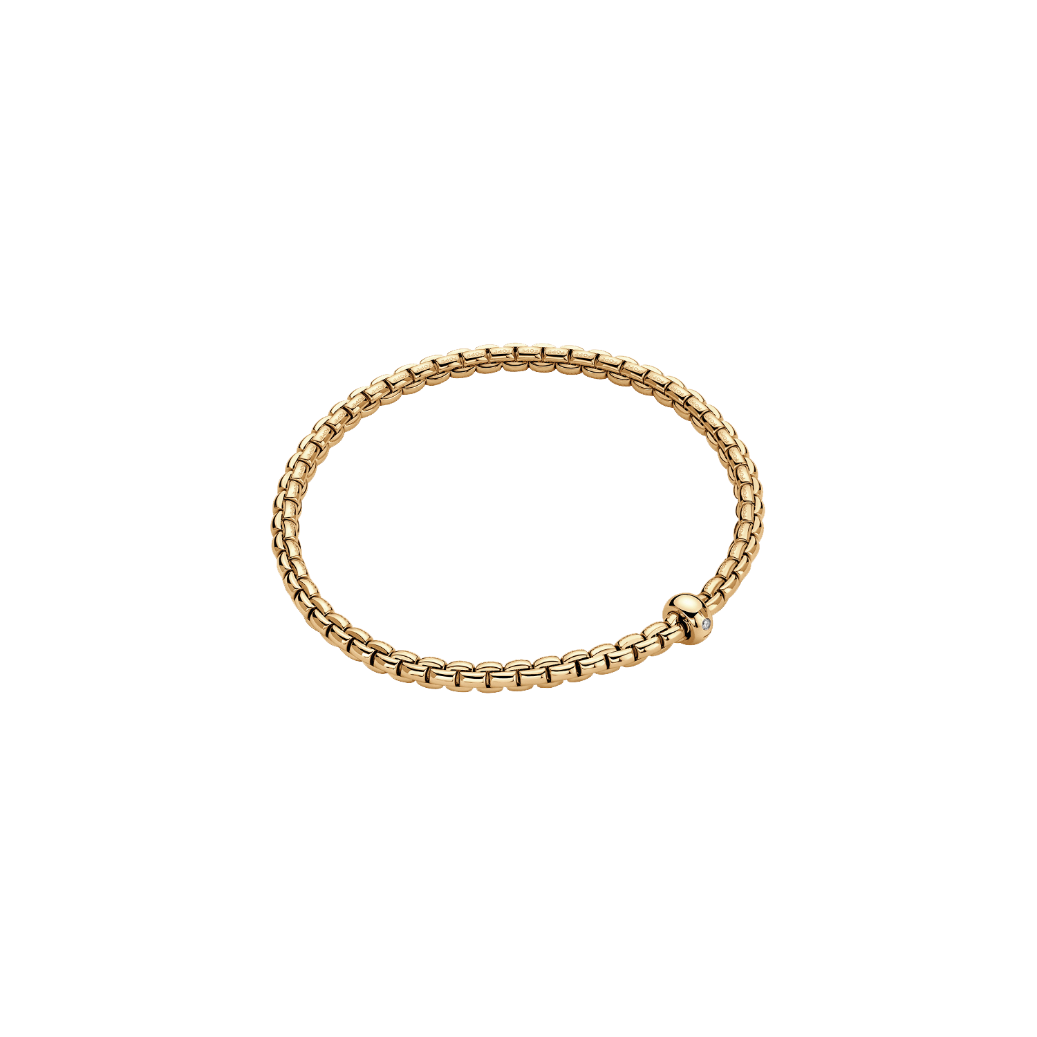 Fope Eka Tiny Flex'it Gelbgold Armband mit Diamant BR730 BBR bei Juwelier Hungeling