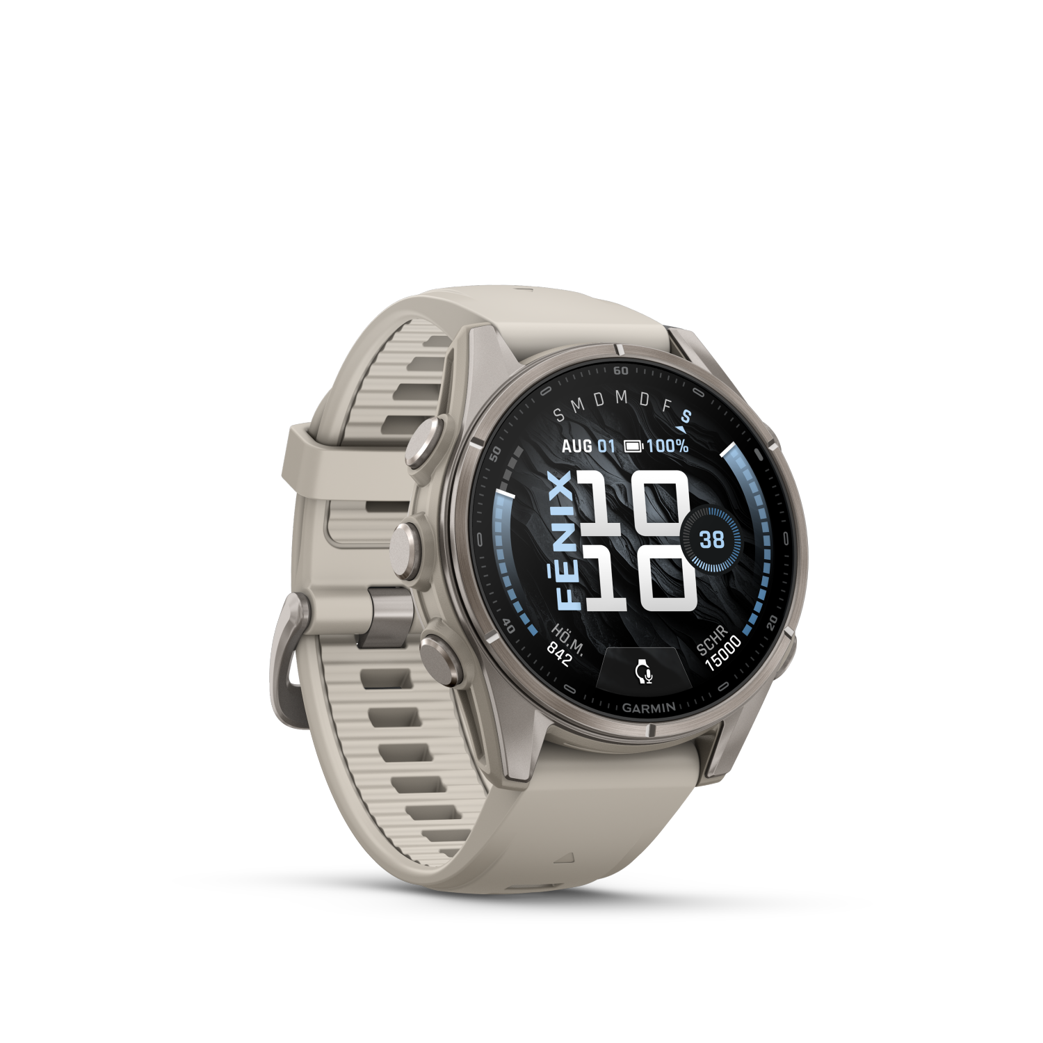 Garmin fēnix 9  - 43 mm Titan 010-04761-01 bei Juwelier Hungeling