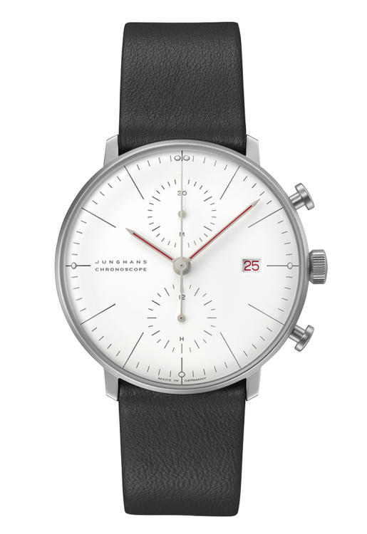 Junghans max bill Chronoscope Bauhaus 27/4303.02 bei Juwelier Hungeling