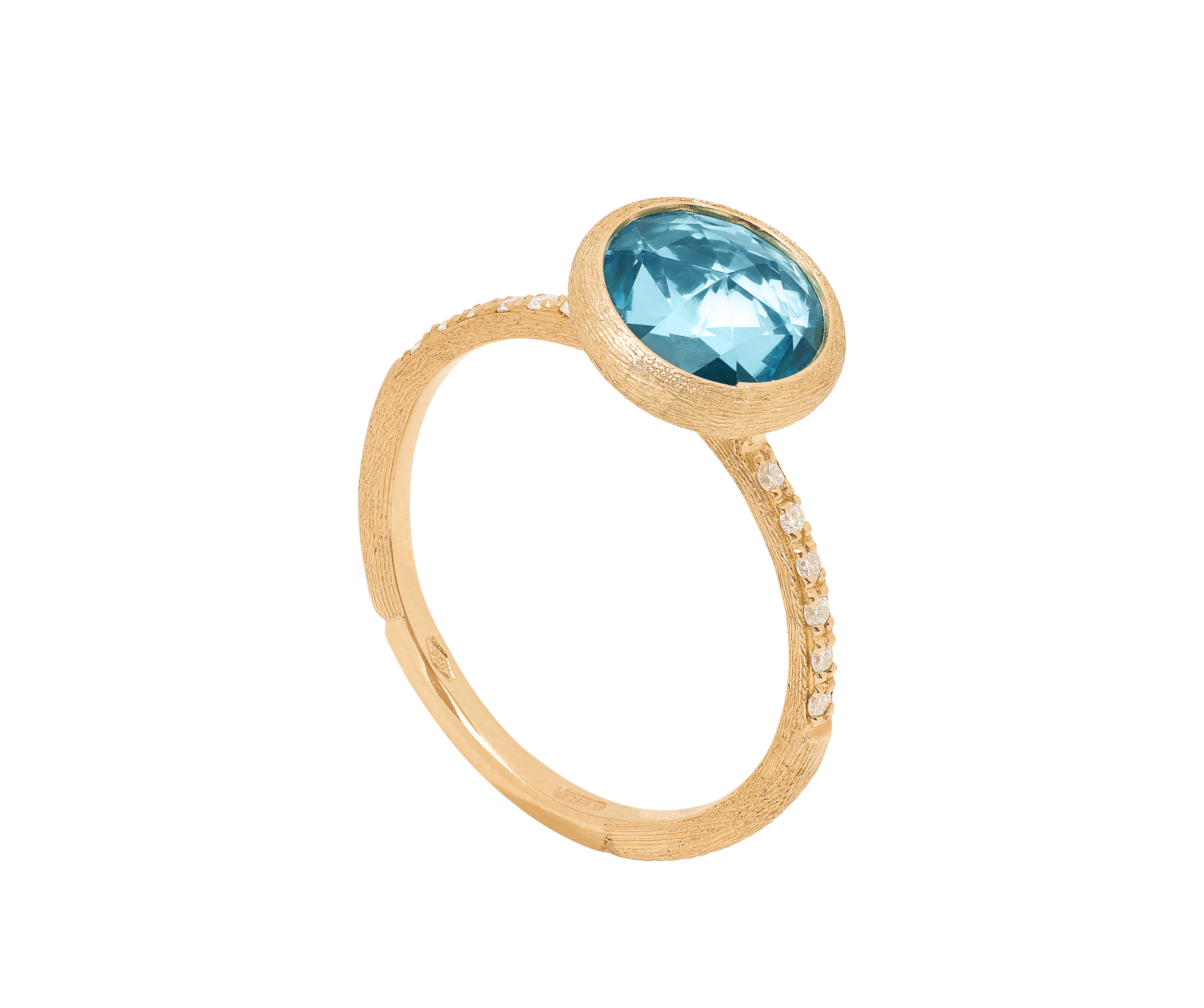 Marco Bicego Jaipur Colour Ring mit London Blue Topas und Diamanten AB632-B_TPL01_Y_02 bei Juwelier Hungeling