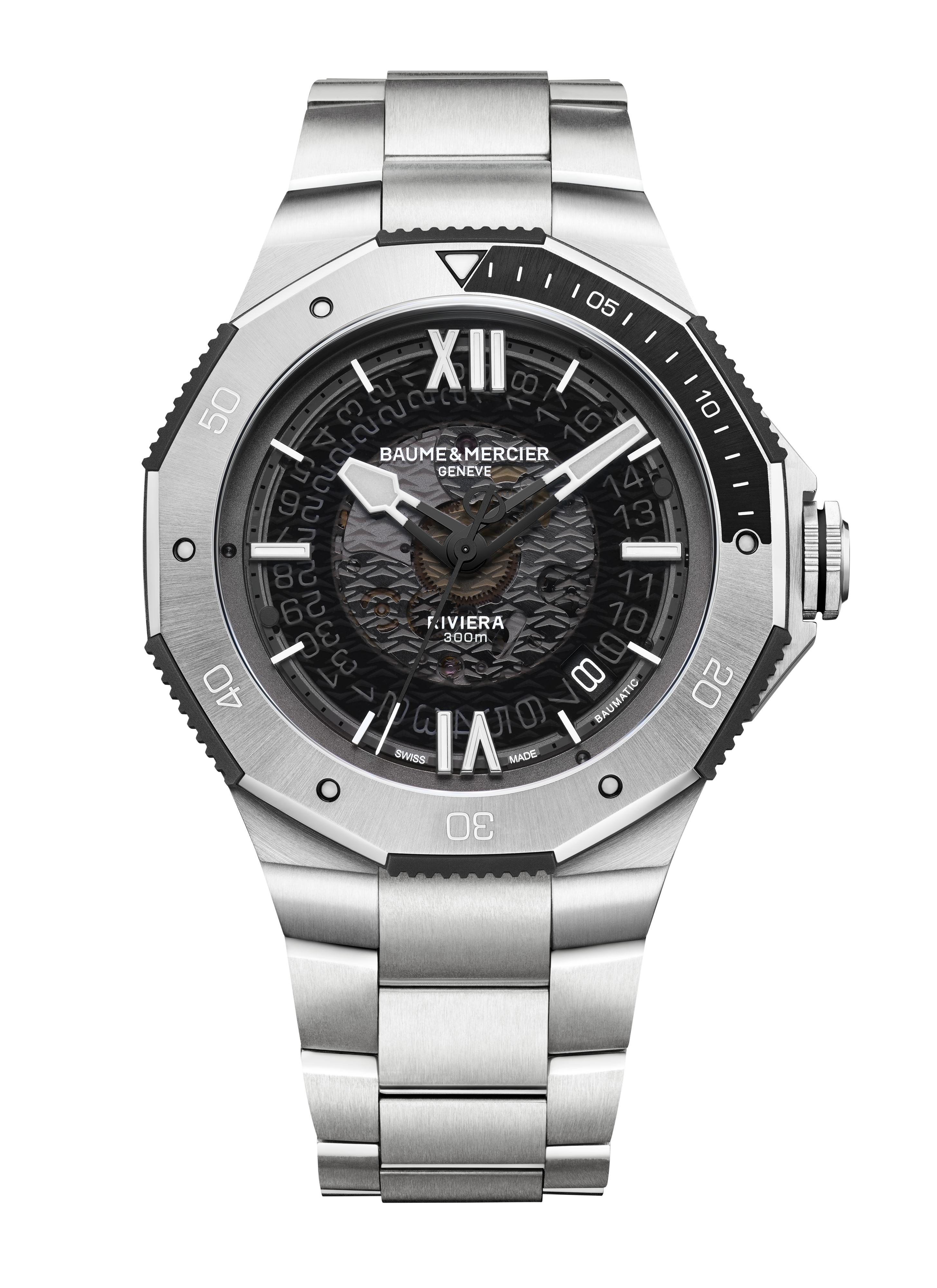 Baume & Mercier Riviera Azur 300m Automatik 42mm 10717 bei Juwelier Hungeling